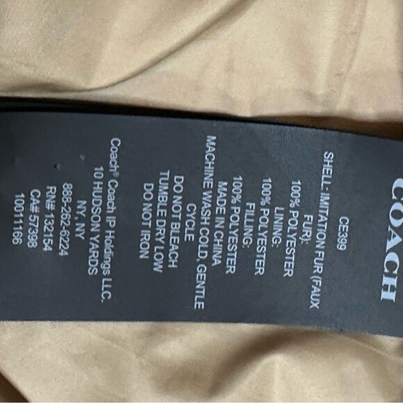 NEW Coach Sherpa Signature Teddy Jacket | Size M - Picture 11 of 11